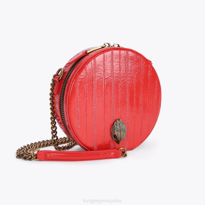 Kurt Geiger mujer bolso london redondo pequeño shoreditch 2LPR139 | bolsas rojo